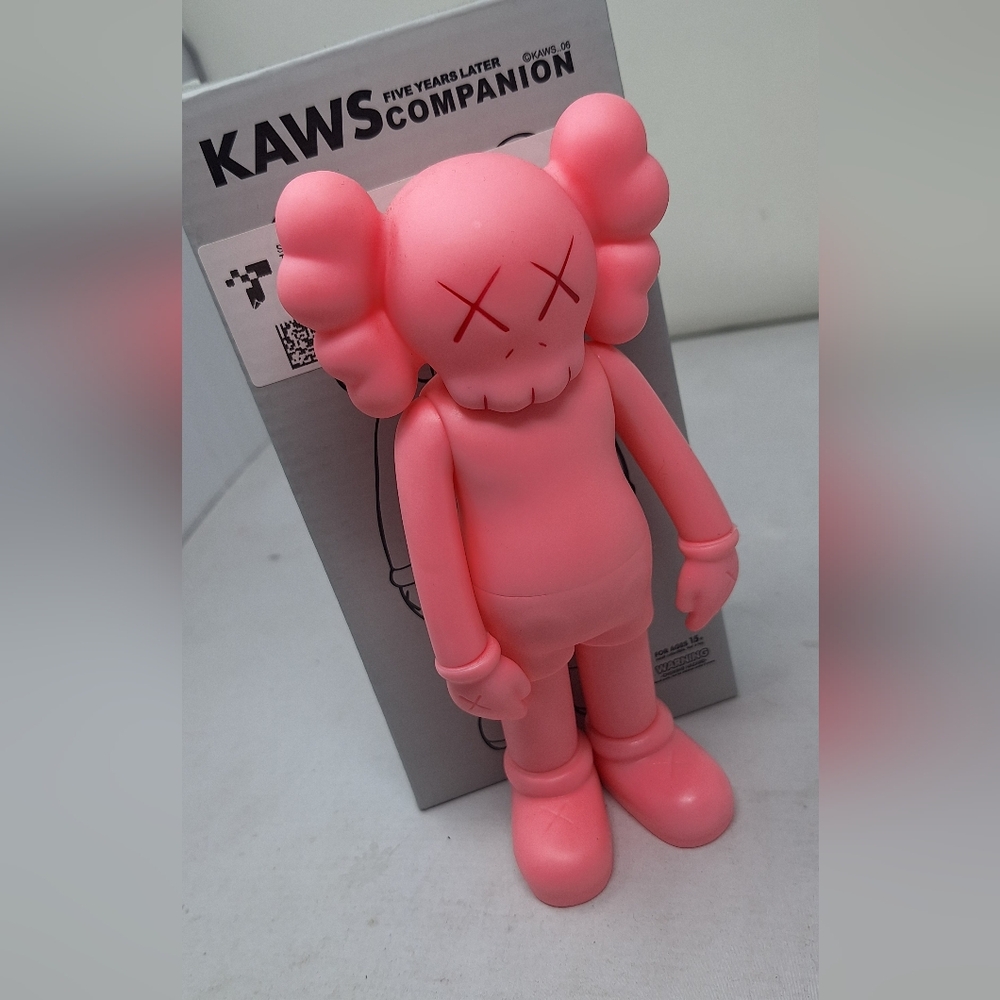 KAWS Companion Figure in Soft Pink